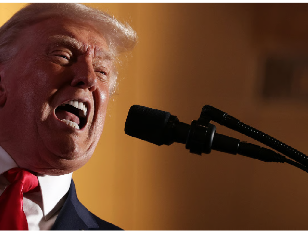 Le président américain, Donald Trump, en Pennsylvanie, le 9 décembre 2025. © ALEX WONG / Getty Images via AFP